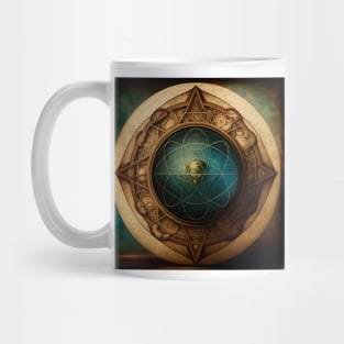 Earth as DaVinci Mug